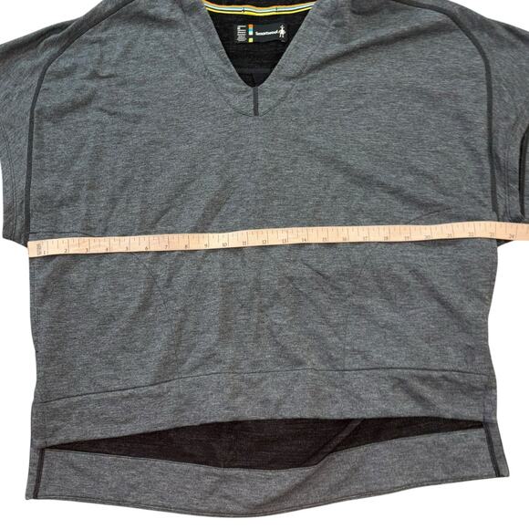 Smartwool Active Reset Gray Hooded Sleeveless Pullover Women’s M Athleisure Top - Picture 9 of 10